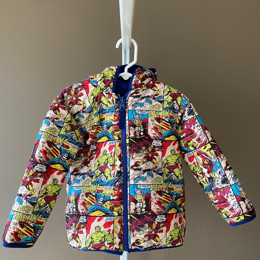 3t Reversible Marvel Coat
